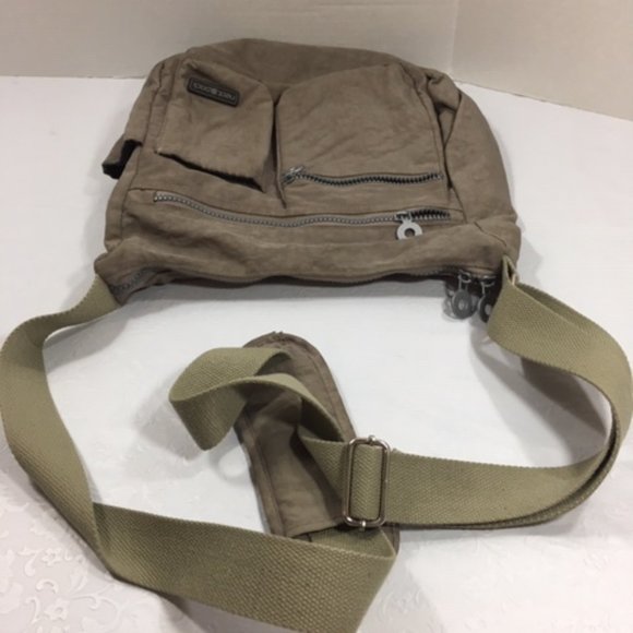 Neat Pack Crossbody Shoulder Bag - Anti-theft RFID Pocket -Taupe Color 10"x11" - Picture 3 of 14